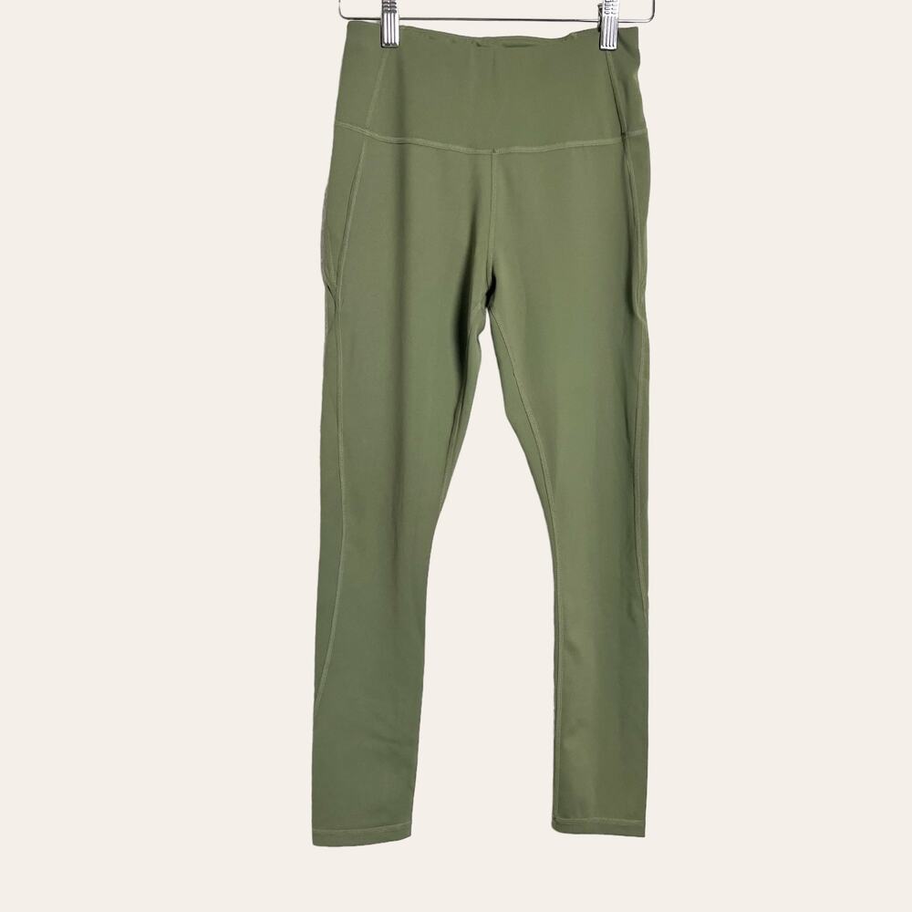 IVL Collective Green High Rise Workout Athletic Leggings Size 6